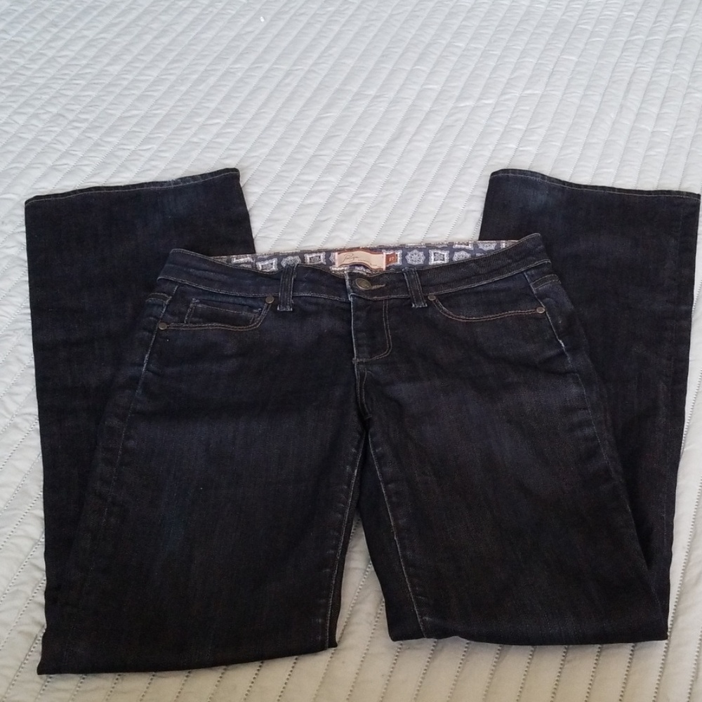 Anthropologie Paige dark wash jeans